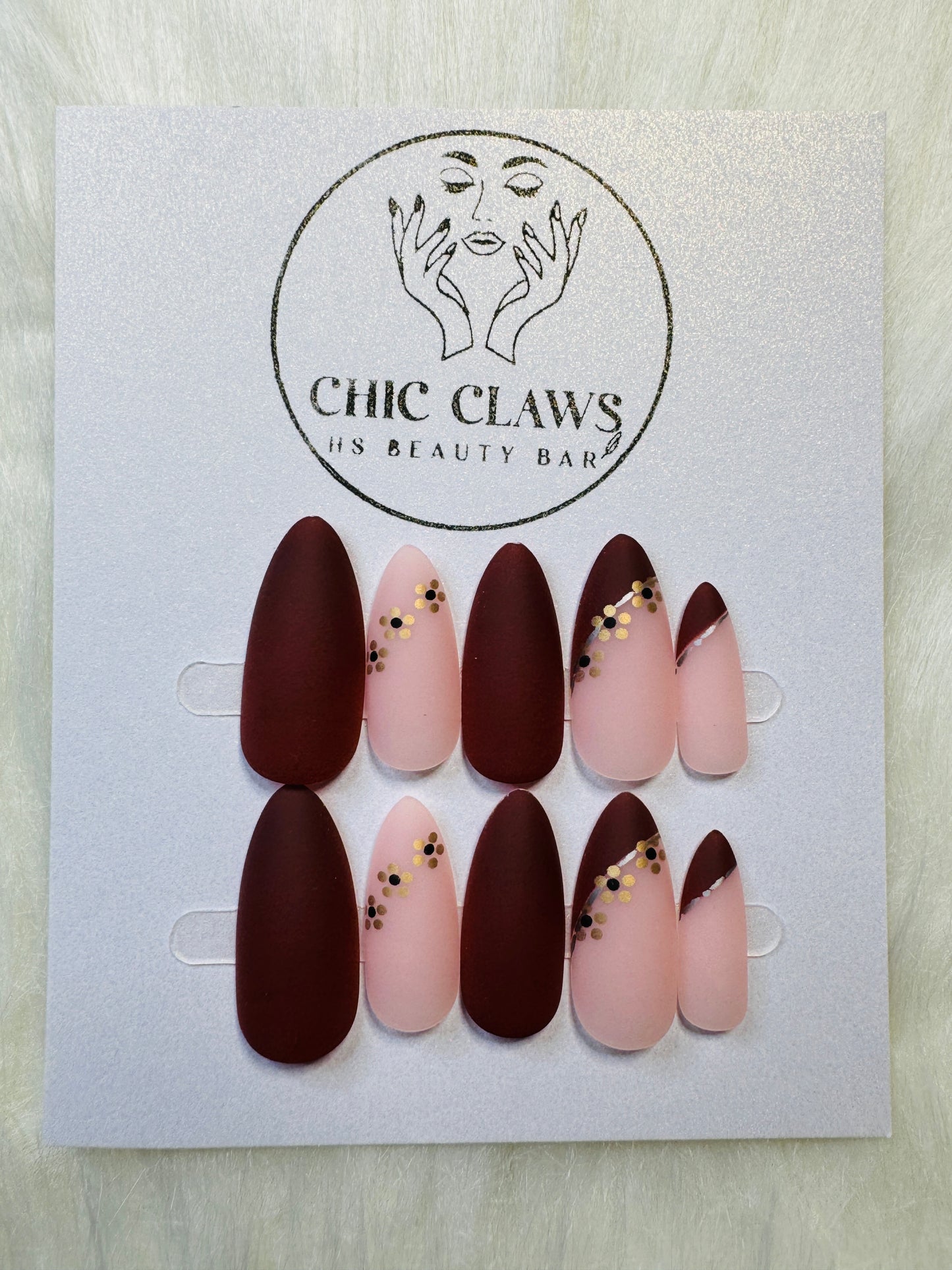 Burgundy & Blush Set