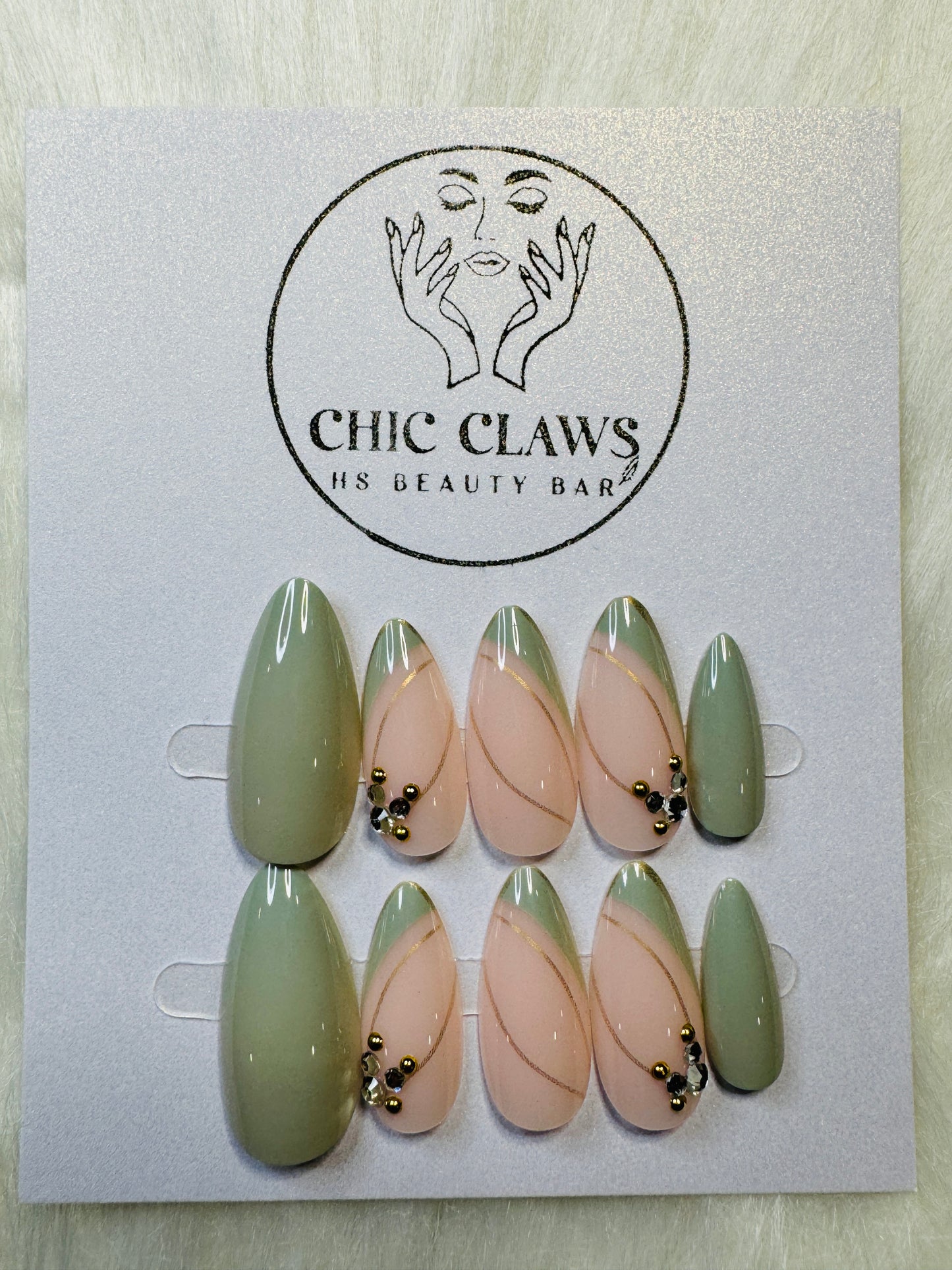 Sage Green Elegance Set