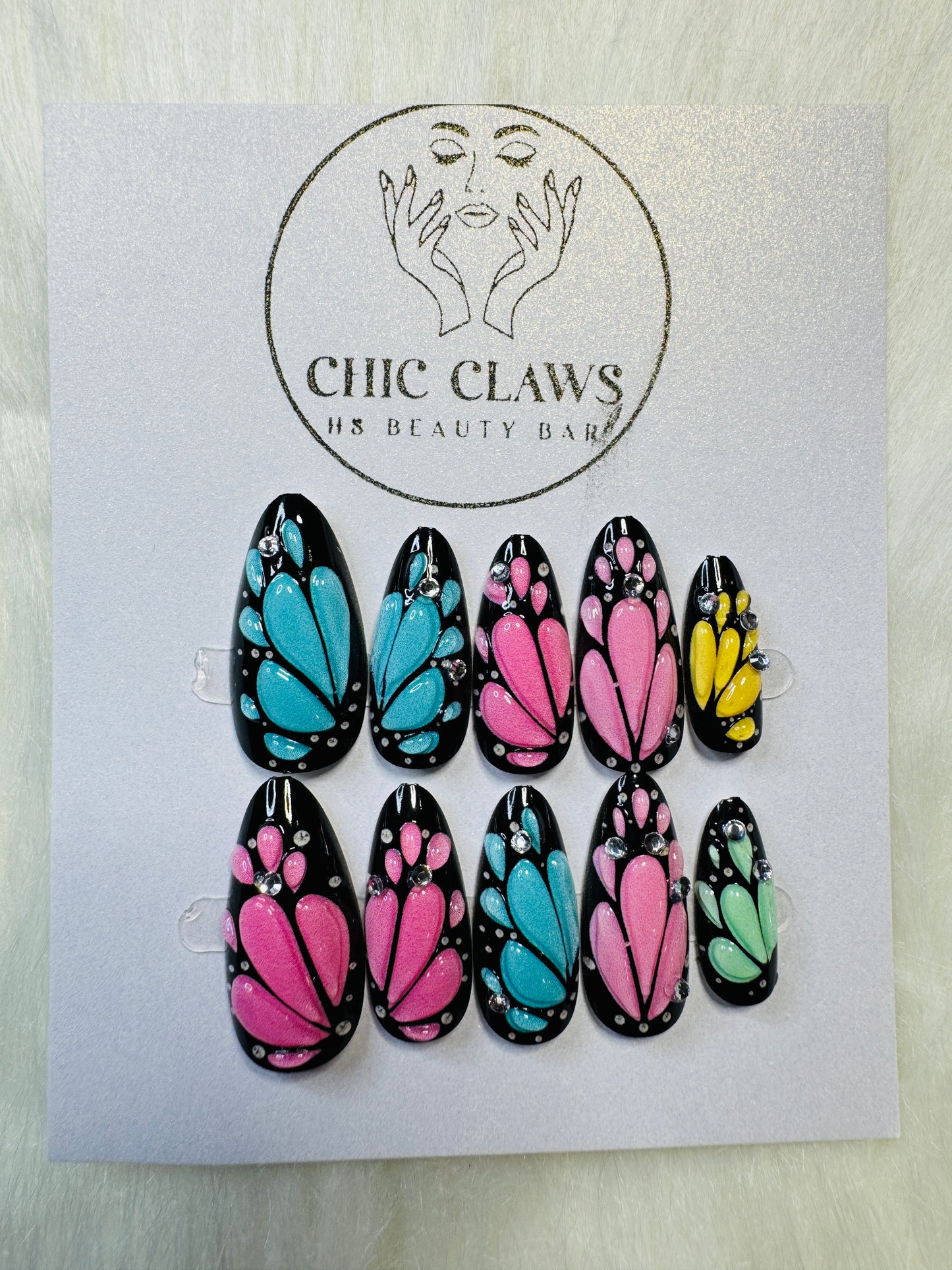 Vibrant Butterfly Petals Set